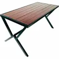 Стол Мультиагро Модерн-V, разборный, дерево/металл, 150х72х75 см
