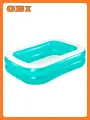 Бассейн детский надувной прямоугольный Bestway Blue 201х150х51 см