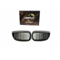 BMW E81 E87 2004-2007 Решетки радиатора ноздри M стиль одинарные shadow line LOWSUFF RGBMWE81X1GLBK
