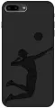 Силиконовый чехол на Apple iPhone 8 Plus / 7 Plus / Эпл Айфон 7 Плюс / 8 Плюс с рисунком Volleyball Soft Touch черный