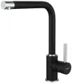 GRANFEST Смеситель для кухни Г-обр. D-35мм черный арт.