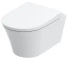 Toto gp унитаз подвесной 540 380 335мм, tornado, смыв 4,5л, cefiontect, без сиденья, (продаем с сиденьем tc524eu), цвет: белый cw553y