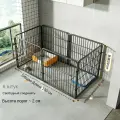 Клетка для собак dog fence, металлическая, черная, 100Х50Х50см