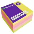 Стикеры (самоклеящийся блок) Berlingo, 76x76мм, 5 цветов неон, 400 листов (LSb_76505), 12 уп.