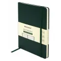 Блокнот А5 (130х210 мм), BRAUBERG ULTRA, балакрон, 80 г/м2, 96 л, линия, темно-зеленый, 113047 (цена за 1 ед. товара)