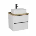 Тумба Torno 65 белый под накладной умывальник