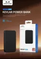 Внешний аккумулятор Keephone kevlar Brendy MagSafe Power Bank 10000 mAh для iPhone, 20/15w- Черный