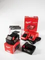 Набор аккумуляторов 2 шт Milwaukee M18B5 и зарядное устройство Milwaukee M12-M18C