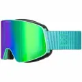Маска сноубордическая Kyoto Foster, цилиндрическая линза, marine green/stellar chrome
