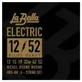 Струны для электрогитары La Bella Hard Rockin Steel Drop Six HRS-BH 12-52