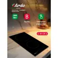 Электрическая варочная панель Ardo сенсорное управление, функция Stop & Go, мощность 3000 Вт, таймер, индикация остаточного тепла, блокировка от детей, 2 конфорки