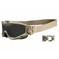 Очки тактические Wiley X Spear Goggles / Дымчатая+прозрачная / Песочная (Tan)