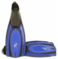 Ласты резиновые MARLIN MIAMI BLUE, синие, р-р 46-47