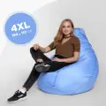 Кресло Мешок Голубое Оксфорд 4XL комфортное, большое, мягкое, бескаркасное для балкона и лоджии, пуфик мешок на подарок для взрослых детей и подростков