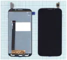Дисплей (экран) в сборе с тачскрином для Alcatel OneTouch Pop S7 черный / 540x960
