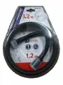 Шланг душевой Lemark LE8022S-Black, 120 см, TURN-FREE нержавеющая сталь