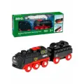 BRIO Паровоз выпускающий пар с грузом-резервуаром для воды 33884