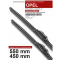 Щетки стеклоочистителя для OPEL ASTRA H - бескаркасные дворники Опель Астра H 550 450 мм комплект.