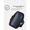 Держатель для мобильного телефона Nike Lean Armband, на липучке, с окошком, черный AC4062-082