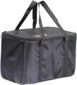 Термосумка складная фольгированная Cartage Т-10, объем 18 литров, размер 35х21х24 см, сохраняет холод и тепло, цвет черный