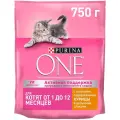Корм для котят Purina ONE с высоким содержанием курицы и цельными злаками 3 шт. x 750 г