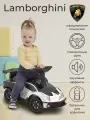 Каталка-толокар пушкар Sweet Baby Lamborghini White 660 с багажником
