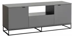 Тумба под телевизор напольная Cityбольшая графит