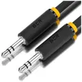GCR Аудио кабель AUX 15м jack 3,5mm/jack 3,5mm ультрагибкий, экран, стерео