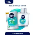 Лосьон после бритья NIVEA MEN Fresh Kick приятная свежесть с мятой, 100 мл.