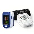ALIWUZN Пальцевой пульсометр+Тонометр, Blue White