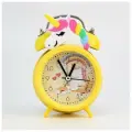 Будильник Единорог, плавный ход, d-6,5 см, 12.5 х 7.5 х 5 см