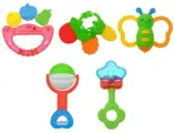 Набор погремушек Крошка Я «Звонкая радость», от 3 мес, 5 шт.
