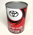 Масло моторное Toyota 0W-20, 1л, синтетическое, для легковых автомобилей