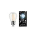 Лампа Gauss Filament Шар 11W 830lm 4100К Е27 LED 105802211 (12 шт)
