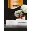 ESTIA Полотенце банное махровое 70х130 Мартос хлопок 450 г/м2, белый, 1 шт