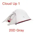 Naturehike Cloud Up Serie 1 Палатка CloudUp1 20D Gray