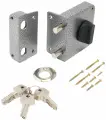 Замок накладной для двери тамбурный Аллюр ЗН1-2-3 Т (15 ключей в комплекте)