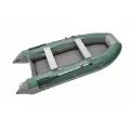Лодка надувная ПВХ под мотор ROGER Zefir 3300 LT, лодка роджер НДНД малый киль (зеленый-серый комбинированный)