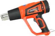 Строительный фен PATRIOT HG 201, без аккумулятора, 2000 Вт оранжевый/черный