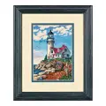 Dimensions Набор для вышивания крестиком Маяк на скалистом мысе (06958), разноцветный, 18 х 13 см
