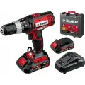 Ударная дрель-шуруповер ЗУБР 18В, 2 АКБ 2Ач, в кейсе ДШУ-185-22