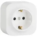 Розетка с заземлением Legrand Quteo Легранд Кутео 16А, белая 5 шт.