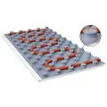 Маты для водяного теплого пола Формат с бобышками EasyFix L, S=0,5 м2 (в упаковке 20 шт 10 кв м.)