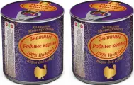 Родные Корма знатные консервы индейка для собак, 340 гр, 2 шт