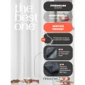 Штора для ванной Home One Waffle, 200х200, полиэстер, белый