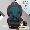 Автокресло детское Еду-Еду KS 525 ISOFIX от 9 до 25 кг, гр. I/II, т. серый, т. бирюзовый