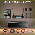 Профессиональный комплект караоке AST MAESTRO - более 22000 песен, оценка исполнения, микрофоны серии PRO