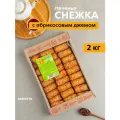 Печенье сдобные палочки Снежка с абрикосом, 2кг, Тасти