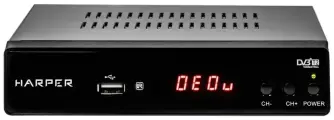 Приставка для цифрового ТВ Harper HDT2-5050 черный