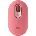 Мышь Logitech POP, беспроводная, с розовым дизайном, бесшумное нажатие, 4 клавиши